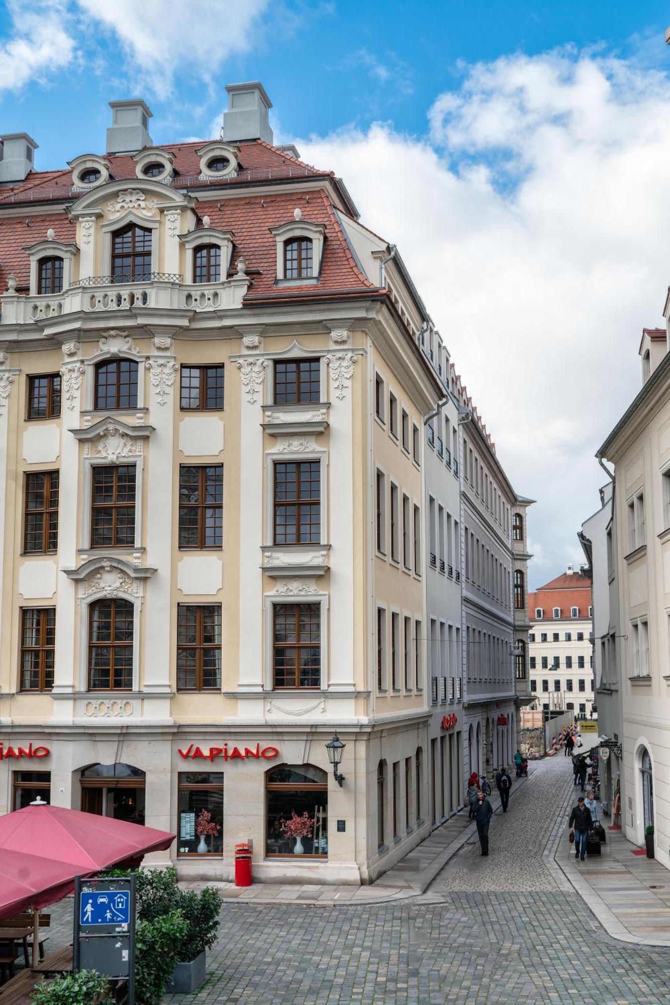 Grosszuegiges Apartment Mit Blick Zur Frauenkirche Дрезден Экстерьер фото